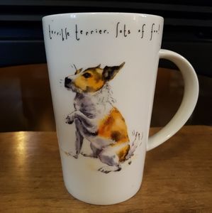 2/$30 Scruffy dog Terrier Dog Collector mug